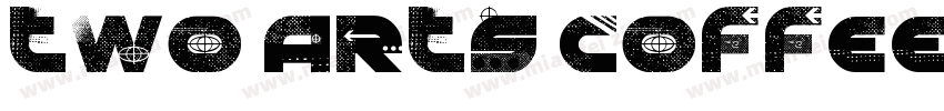 TWO ARTS COFFEE字体转换
